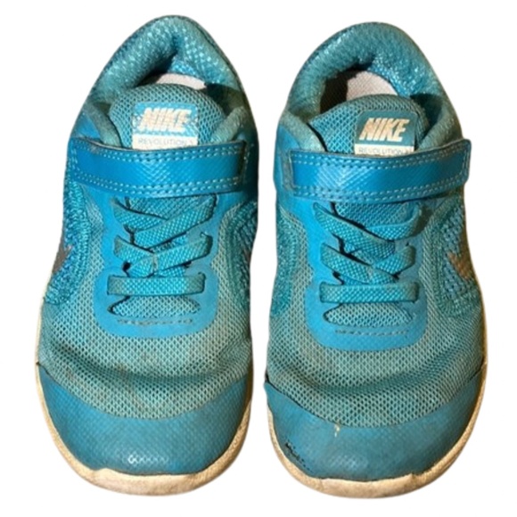 NIKE REVOLUTION 3 Blue shoes sneakers Turquoise - Picture 1 of 6